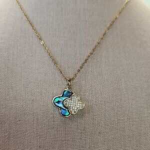 Abalone Clover Necklace